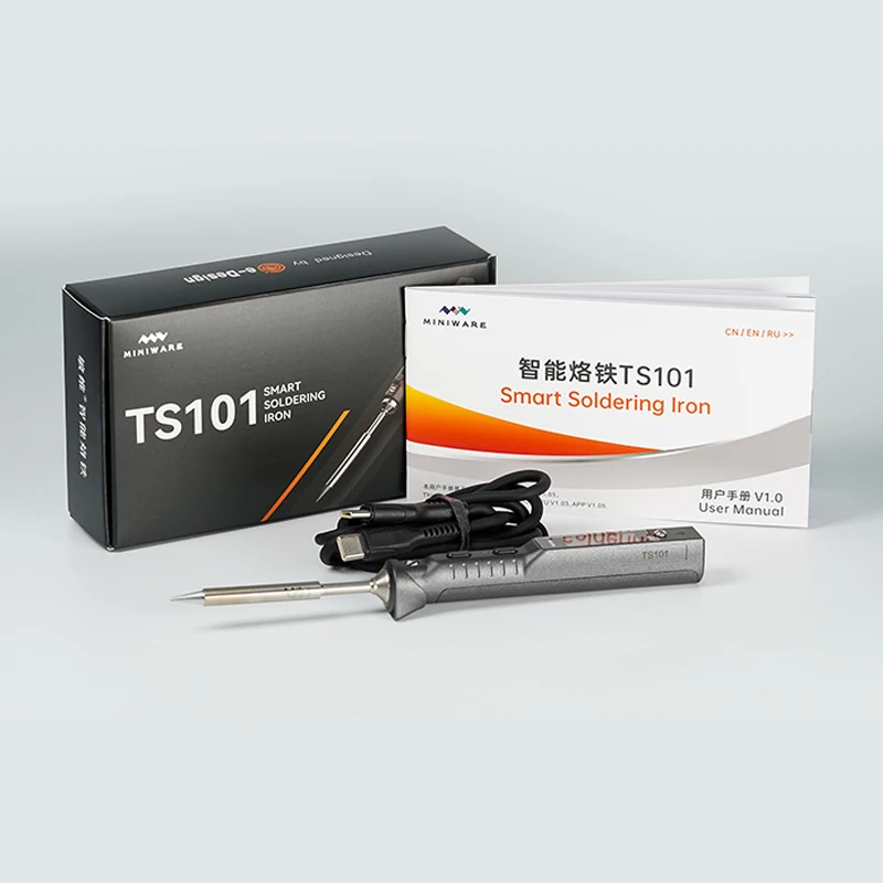 Miniware Ts101 Mini Smart Soldering Iron Set Type-c Interface 65w ...