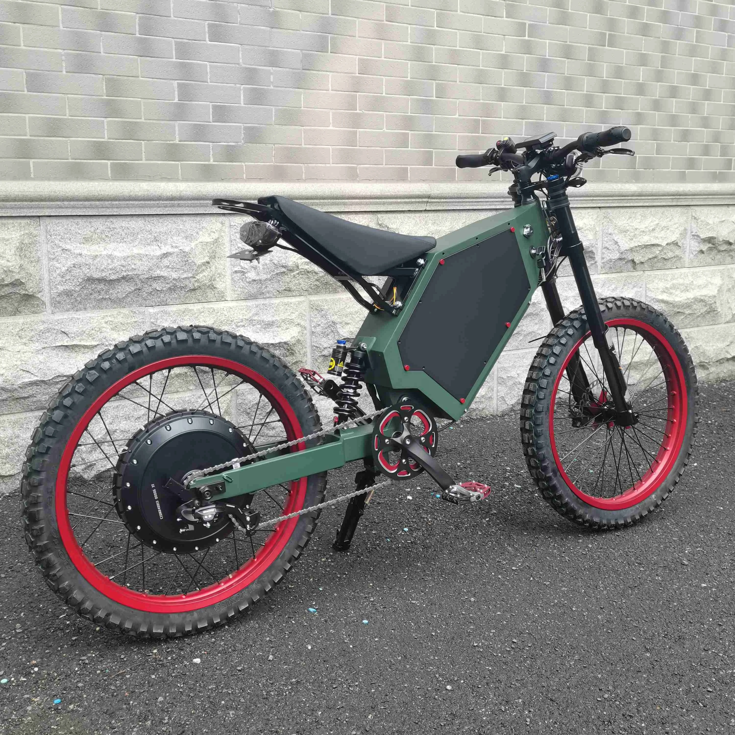 8000 Electric Bike Premium Stealth Bomber with 120km Range