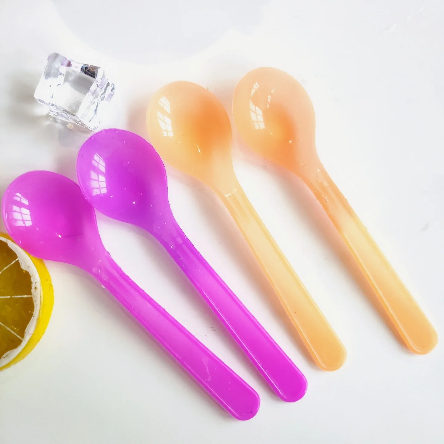 OEM Temperature Sensitive Color Changing Frozen Yogurt Spoon