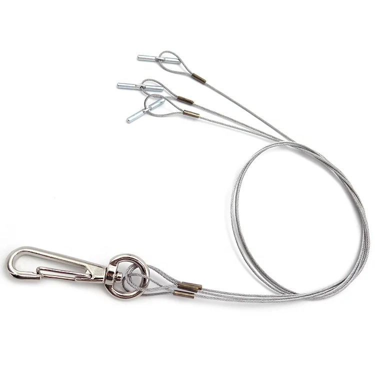 1.5mm Lighting System Suspending LED Lights Steel Wire with Ceiling Attachment