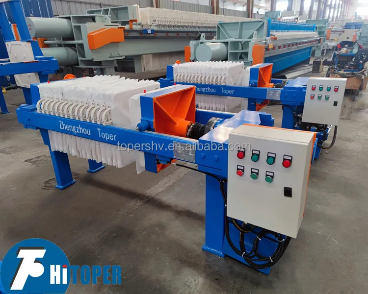 Plate and Frame Membrane Filter Press Machine Equipment Hydraulic ...