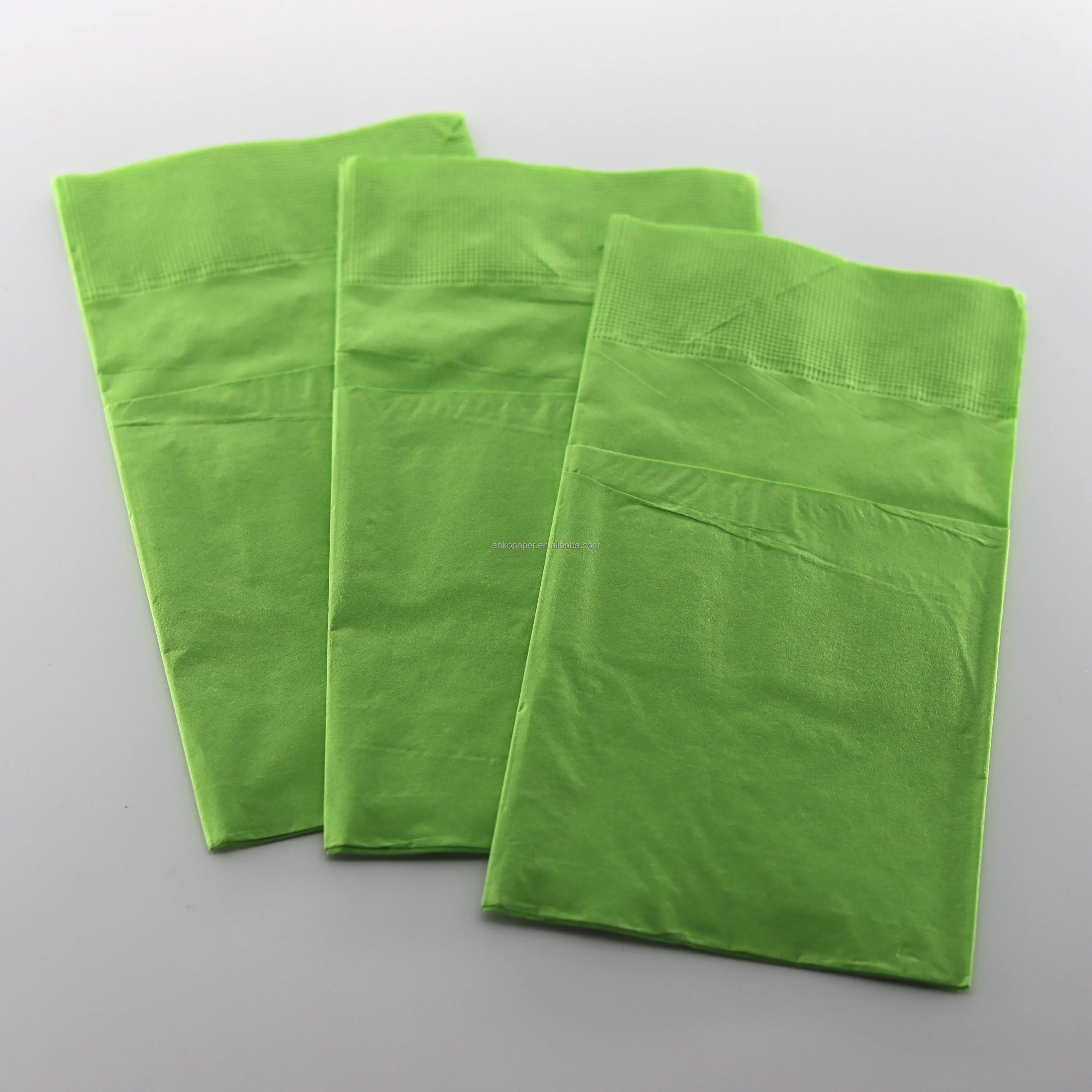 2ply 42x40 Cm Premium Quality Luxury Paper Napkins 1/8 Fold For Hotel