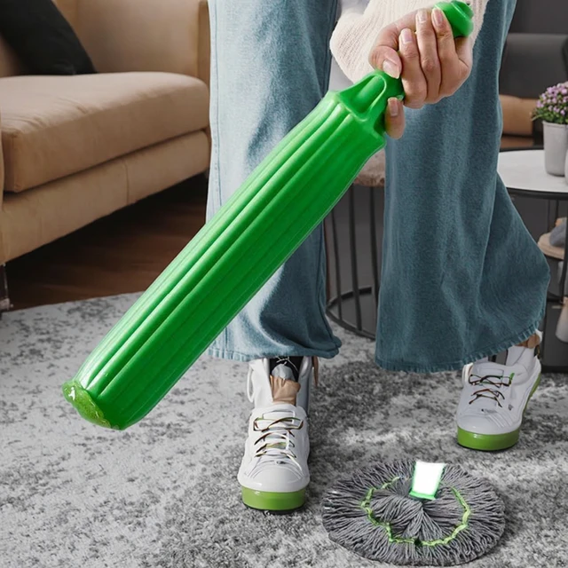 New Model Self-drying Mop for Household Use Automatically Squeezes Water Dry and Wet Cleaning No Hands Required