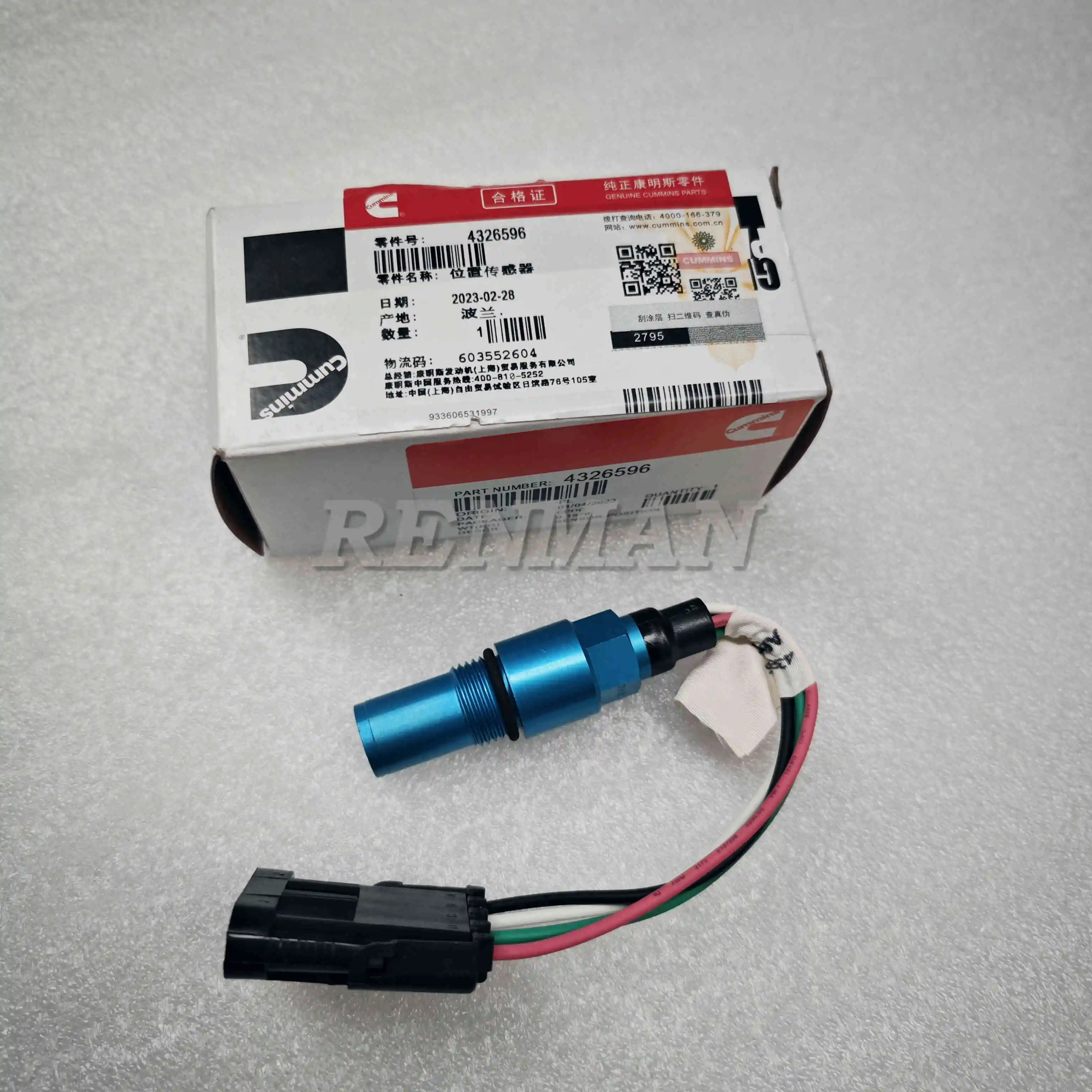 M11 ISM11 Cummins Crankshaft Position Sensor 4326596 2872362 