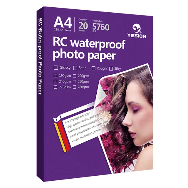 Yesion glossy 260gsm  RC photo paper