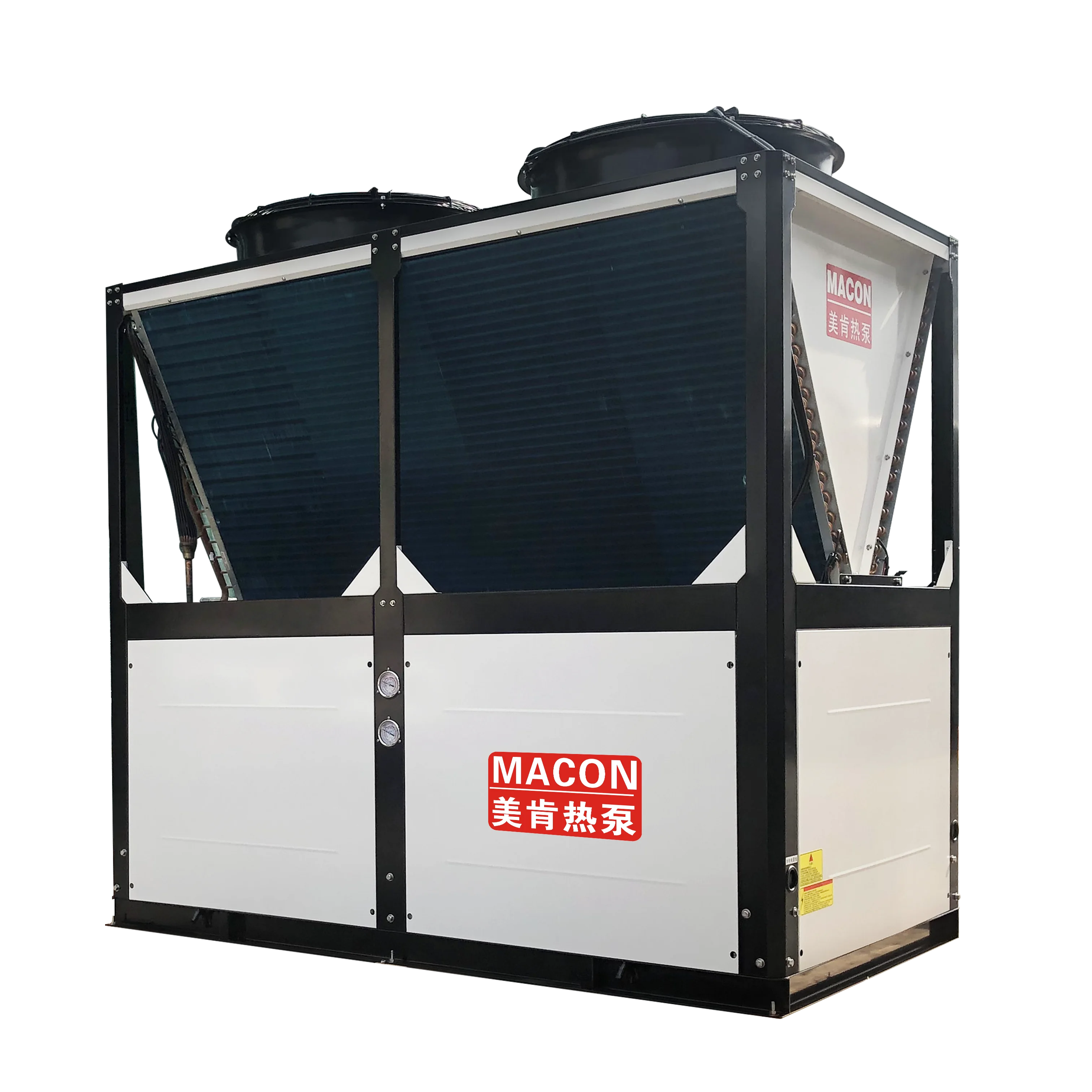 EC Fan Motor R32 air to Water Heat Pumps Macon Low Temperature EVI Commercial Heat Pump