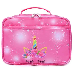 New Arrival Cute Cartoon Children Cooler Food Tote School Kids Lunch Box Bag for Girls