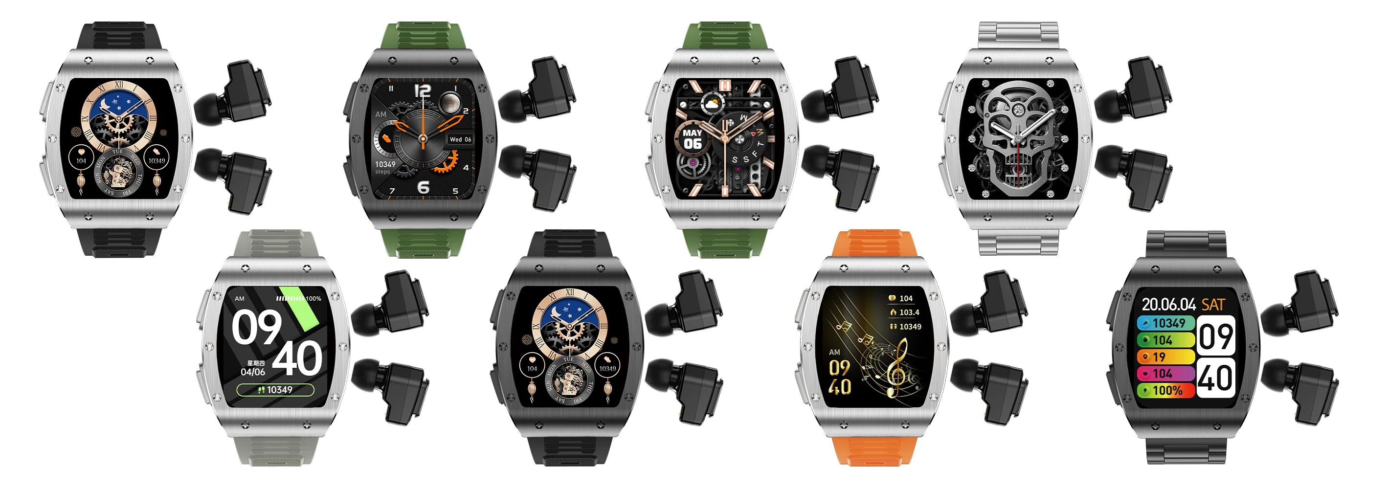Smart Watch JM09 Smart Watch BT Call Waterproof Blood Oxygen Sports Smartwatch for Men Women