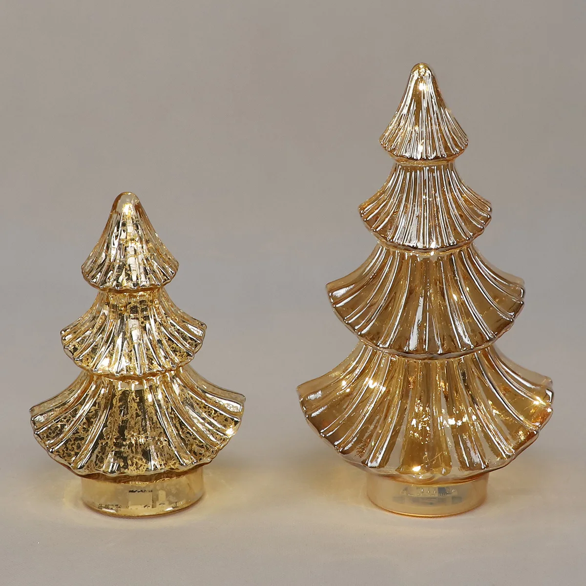 flat glass christmas ornaments handmade small glass christmas xmas tree 3d