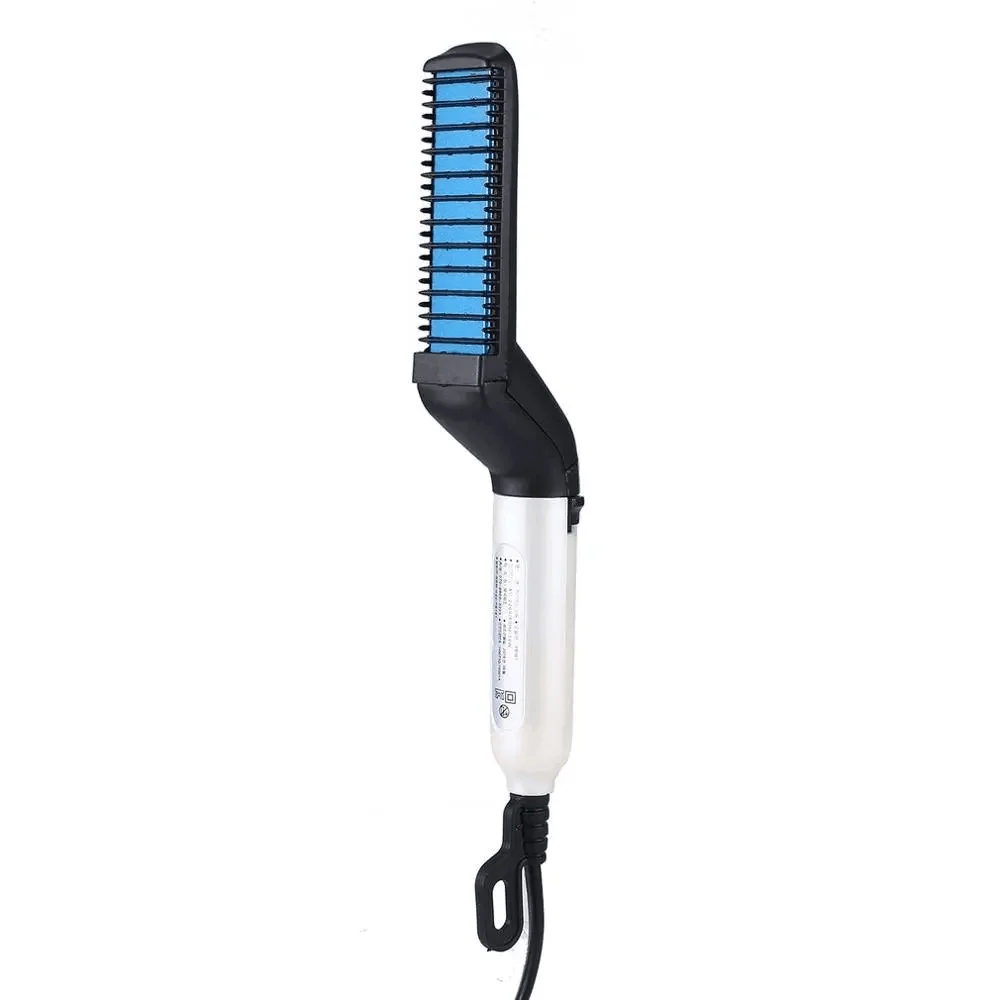 Multifunctional Moustache Styling Comb Portable Ceramic Thermal Straightener Travel Beard Comb