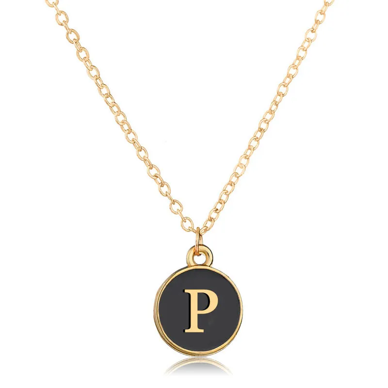 Hot Sales Black Enamel Gold Circle 