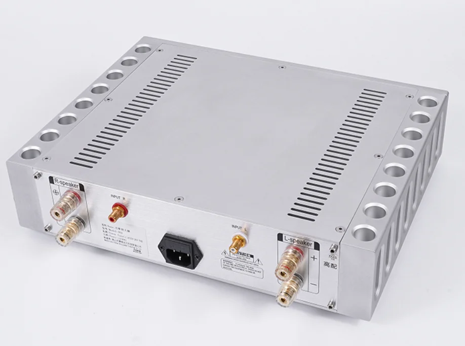 BRZHIFI Audio Class AB 120W*2 パワーアンプ アルミ製 2.0チャンネル