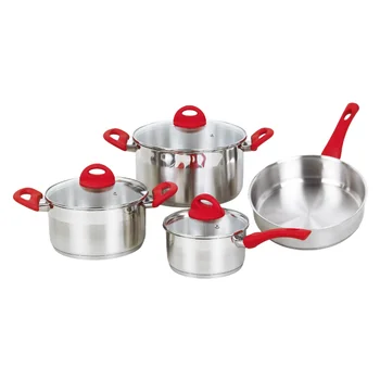 Fashion Indoor Durable Hanging Multi-Functional Most Popular Pots Stainless Steel Pot Set Cookware With Lid