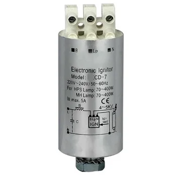 Plusrite cd-7 electronic ignitor working for metal halide lamp and sodium lamp capacitor