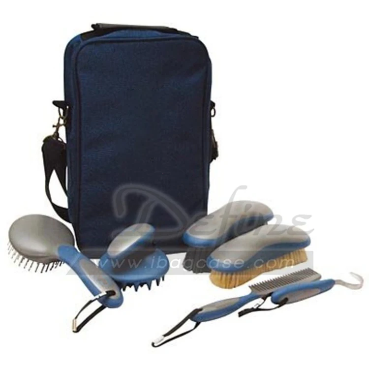 Factory Custom Portable Horse Care Grooming Kit Storage Horse Brush Bag