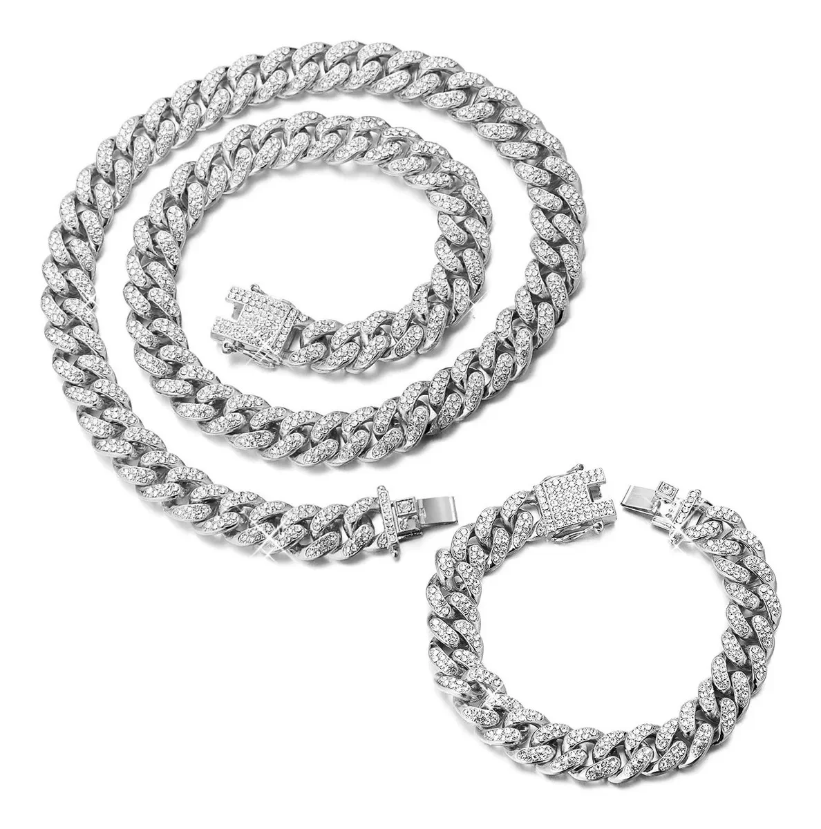 Bracciale Da Uomo In Acciaio Inossidabile Catena Grumetta