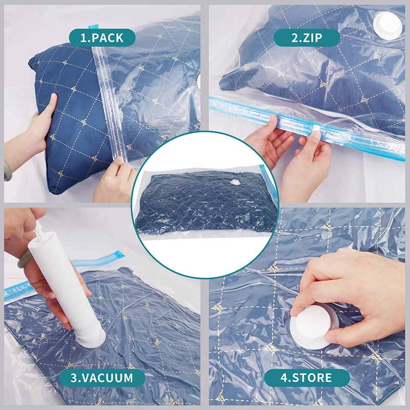 Space-saving Vacuum Storage Bags Ideal for Home Use