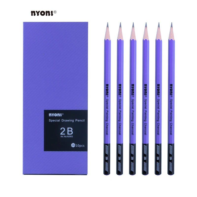 Nyoni N2802 6H-3B различные свинцовый рисунок и живопись профессиональный художественный эскиз наборы карандашей