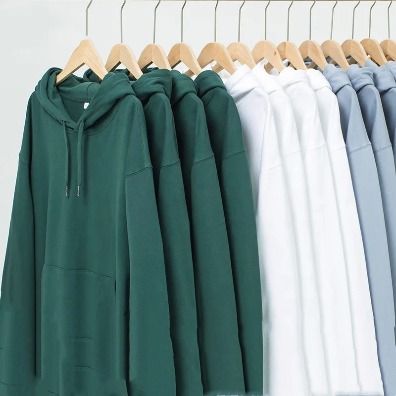 High Quality Custom Drop Shoulder Pullover Hoodie for Men and Women Winter Advertising Embroidery Neck Sweater