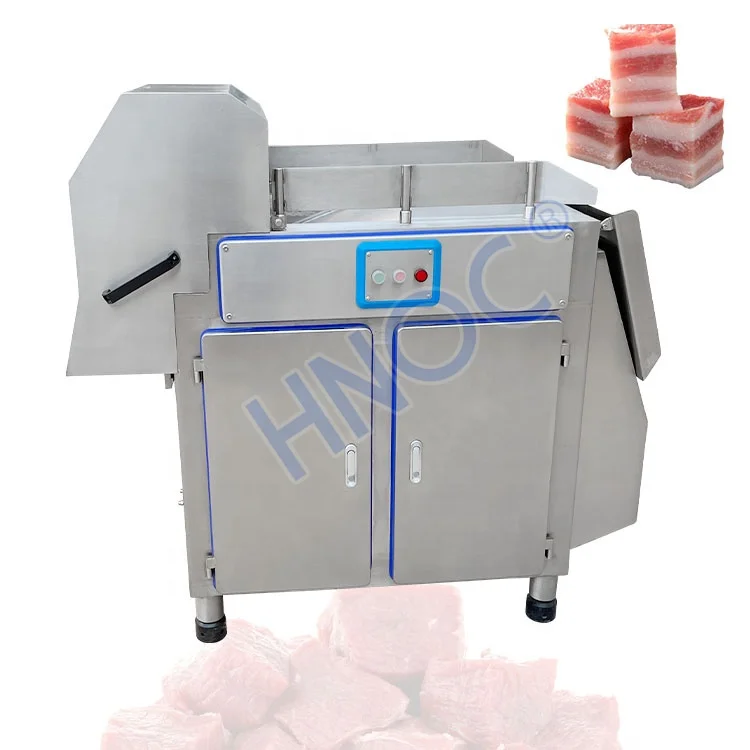 Small Industrial Frozen Fresh Meat Block Chicken Thigh Cube Cutter Pork Rib Beef Meat Dice Cut Machine
