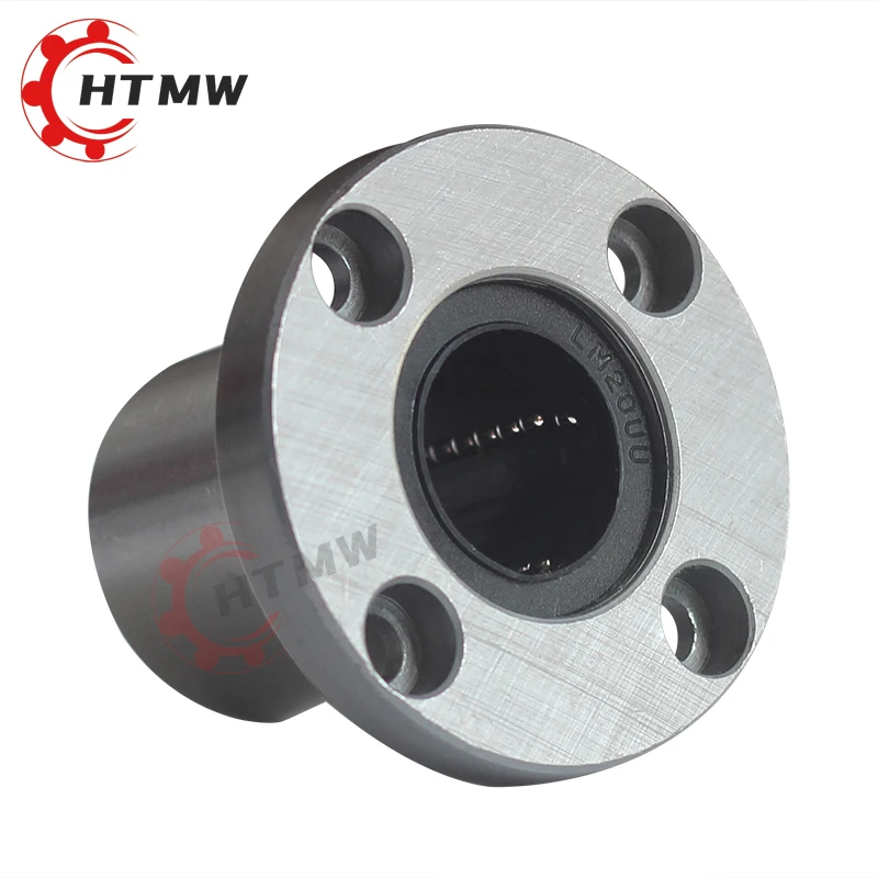 HTMW  Elongated Linear Bearing LMF16UU Precision Bearing with Circular Flange 16x28x37