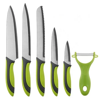 low MOQ multifunctional cooking Kitchen 6pcs/set Knife Tool Kitchenware Knife set
