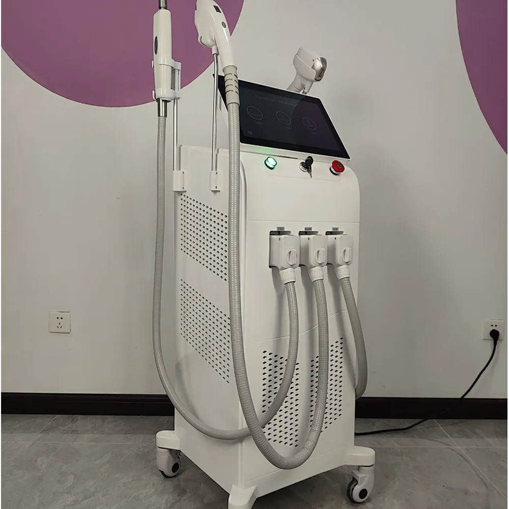 Aesthetic Salon Use 3 In 1 Fast Ipl Laser Hair Removal and Nd Yag Laser Tattoo Removal 808nm Diode Laser Permanent Hair Removal Machine Ipl laser nd yag laser 808nm diode laser hair removal machine - Honkay tattoo removal machine,ipl laser hair removal,nd yag laser,hair removal device,hair removal