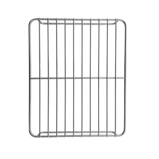 Chrome-Coated Steel Wire Grate Grid for Outdoor Camping Gas Charcoal Kitchen Grill for Cooking Baking Barbecue BBQ Accessories