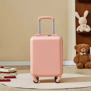 New Cute Luggage Small Children's Suitcase 16-inch Travel Trolley case Password Lock Carry-on Suitcase Custom logo