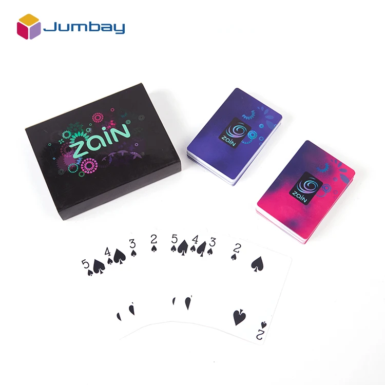 Hot Seller Double Deck Zain Playing Cards Custom 100% Plastic Playing Cards Custom Printed