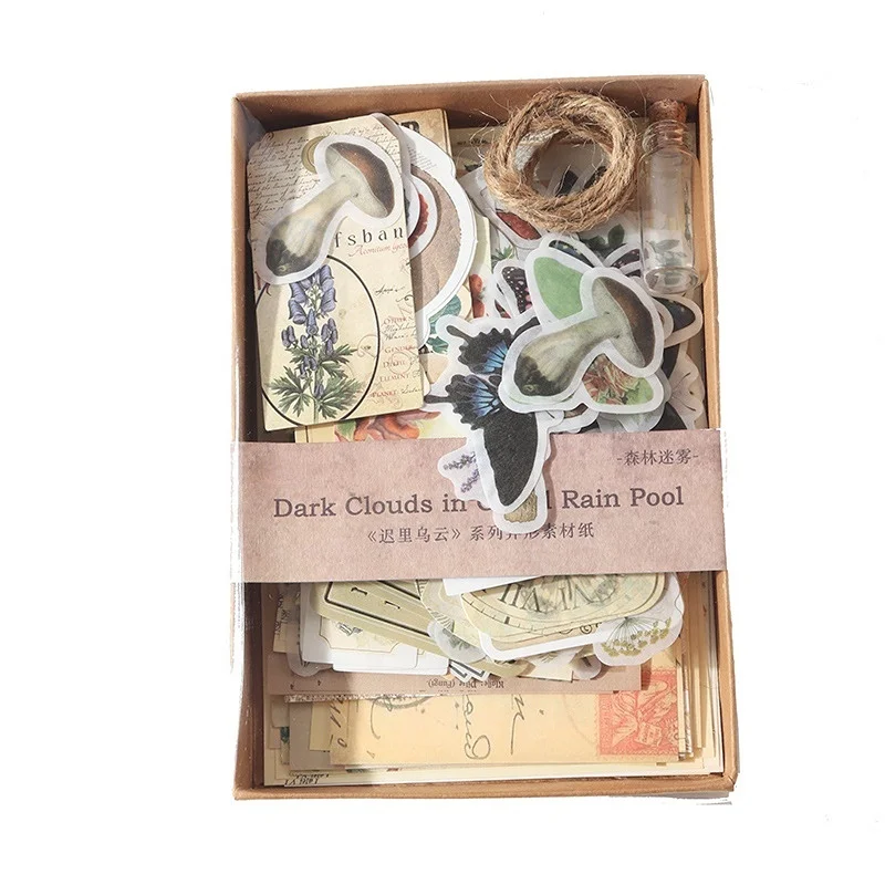 アンティークペーパーグッズ オリジナル デザインペーパー アンティーク系 6種セット A4 包装