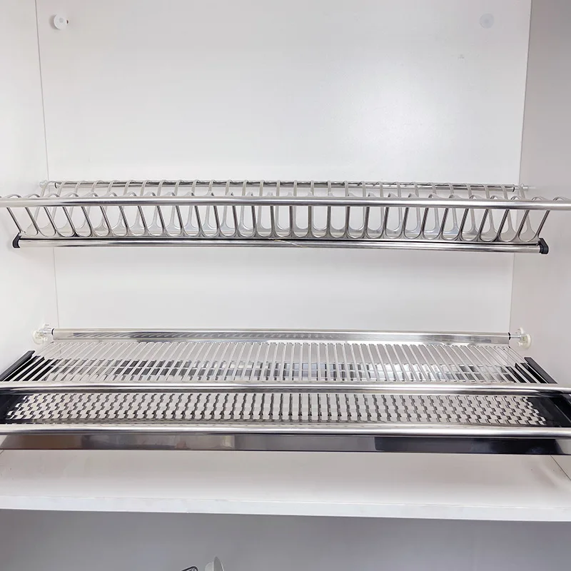Stainless Steel Kitchen under Cabinet Dish Rack Year Warranty