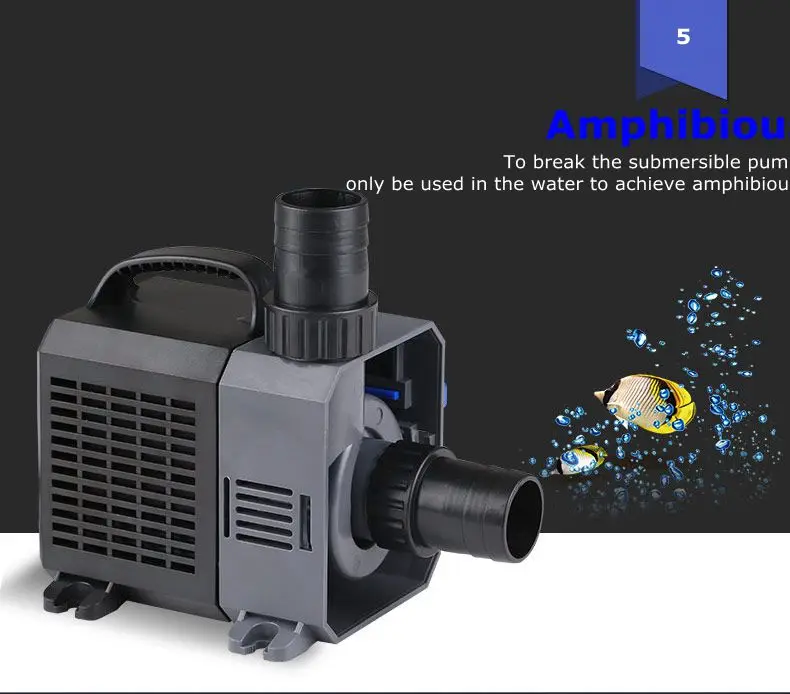Adjustable Mini Submersible Fountain Pond Marine Water Aquarium Pump