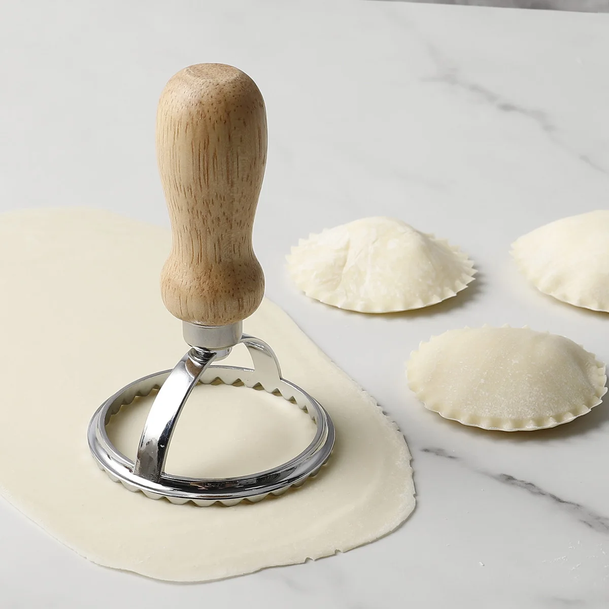 Ravioli Stamp Large Round