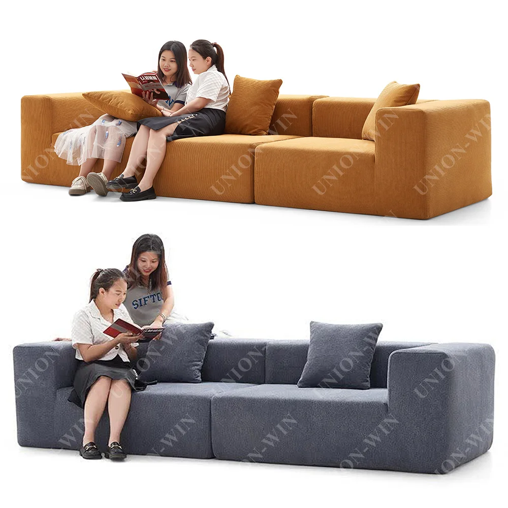 Union Win Living Room Sectional Sofa Set Foam Chair Couch Vacuum