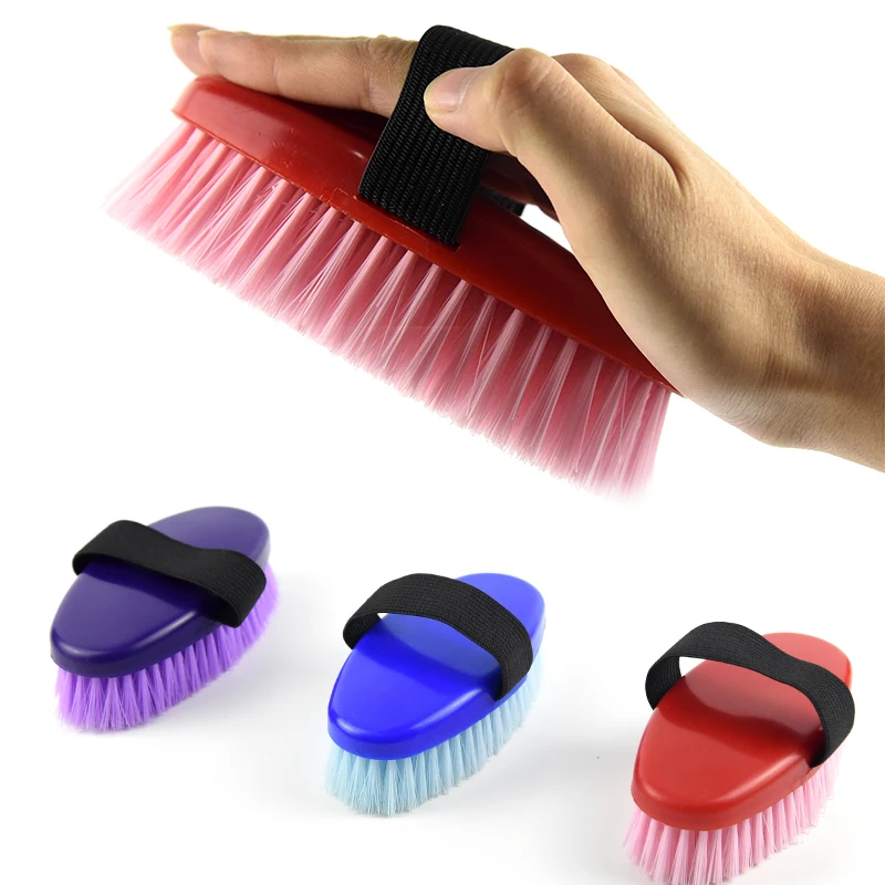 Wooden Horse Body Brush Horse Grooming Brush