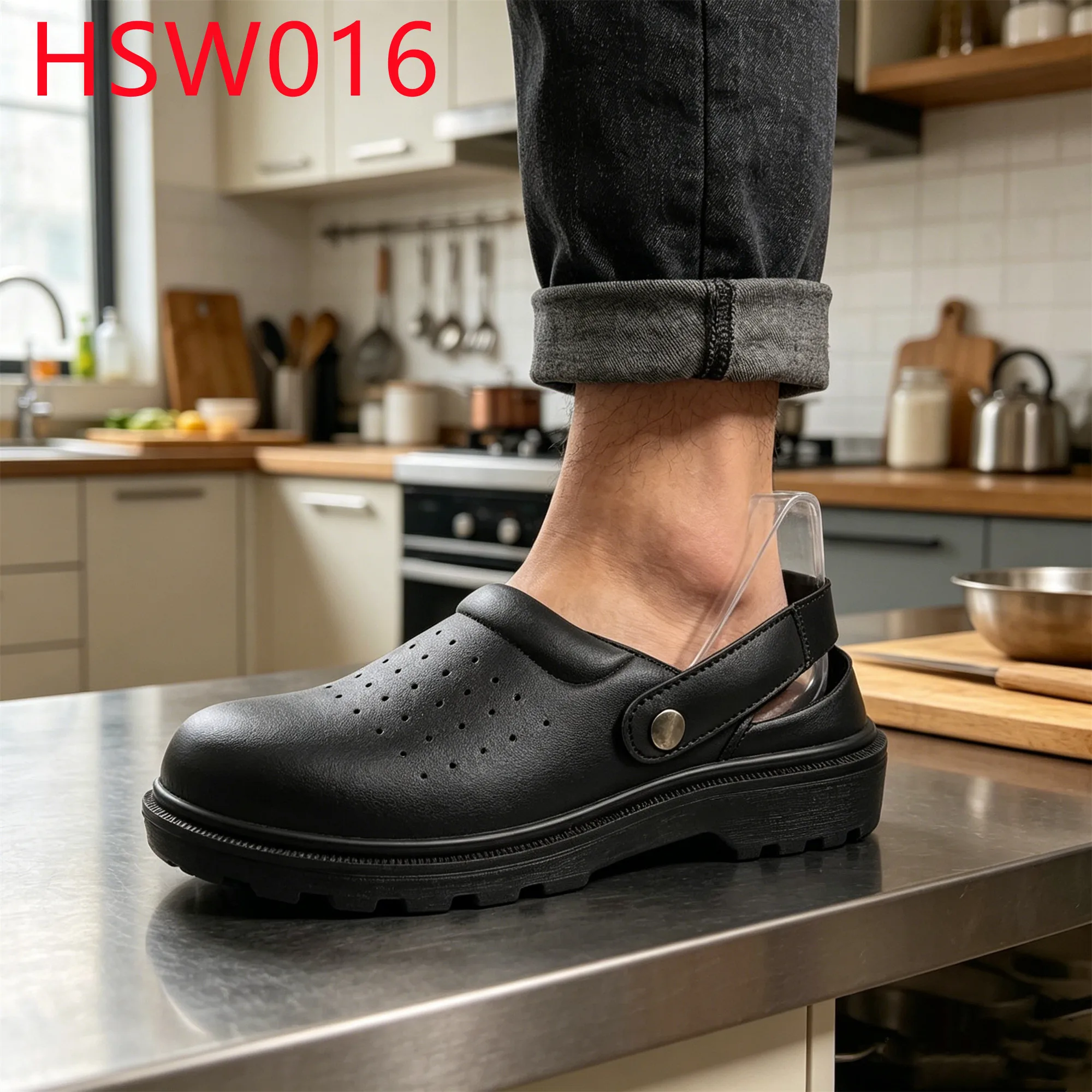 YYR,Light Work Environment Anti-germ&static Safety Clogs for Sale Kitchen Area Reduce Sweating&odors Chef Work Footwear HSW016
