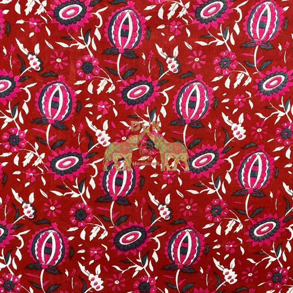 Хит продаж, хлопчатобумажная ткань Dabu с цветочным принтом, традиционная ткань для платья и одежды под заказ