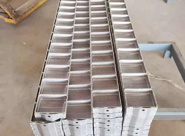 Strength Supplier SS410 Customized Stable Instant Noodle Fryer Cell Frying Basket for Frying Instan Noodle Ramen Noodle Machine 4