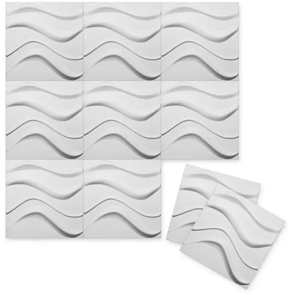 Interior and Exterior Decorative Plastic 3d Wall Tile Wall Panel 3d