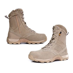 Hanagal 3025 Wholesale Knee-high Tactical Boots Non-slip Lace up Breathable Desert Boots
