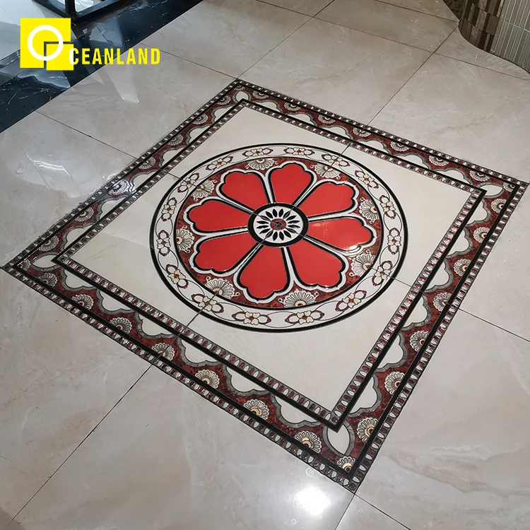 Настраиваемая Золотая фарфоровая полированная керамическая ковровая