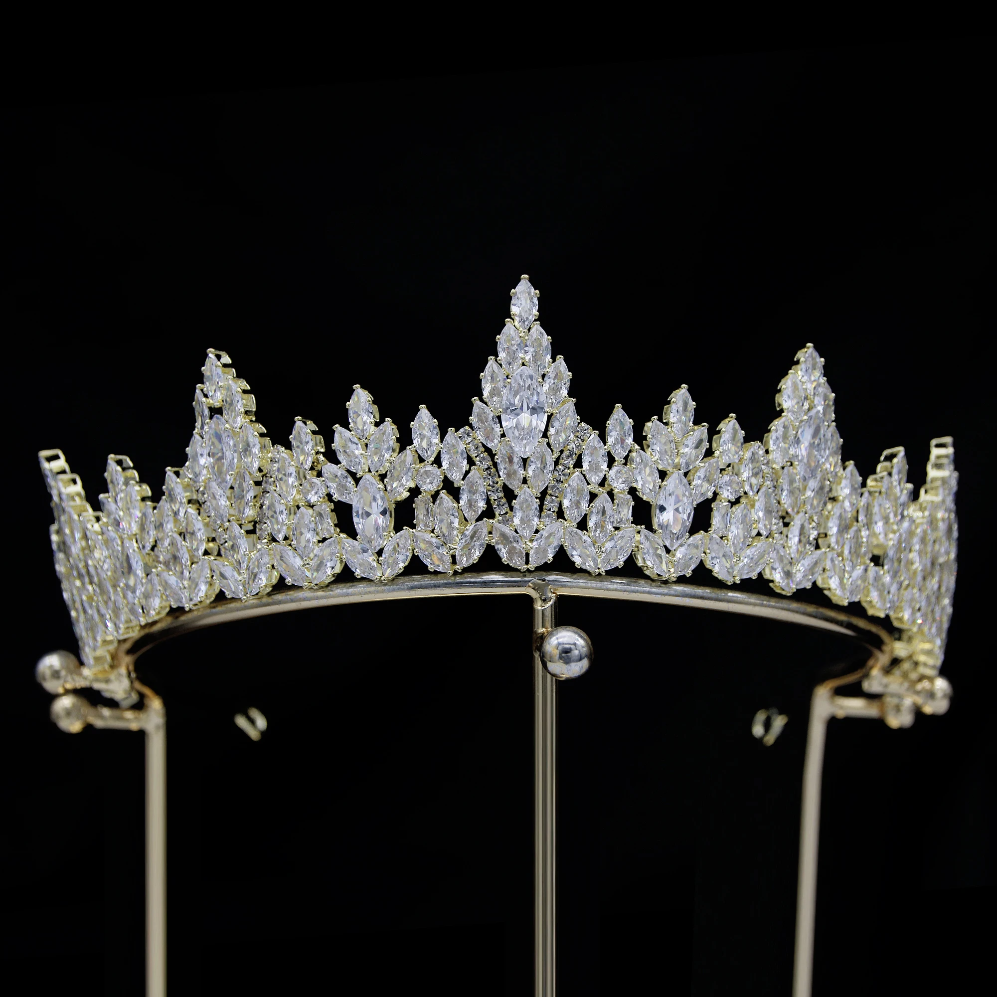 Luxury Crowns Tiaras Y Coronas De Diamantes 2023 Bride Earrings Tiara and