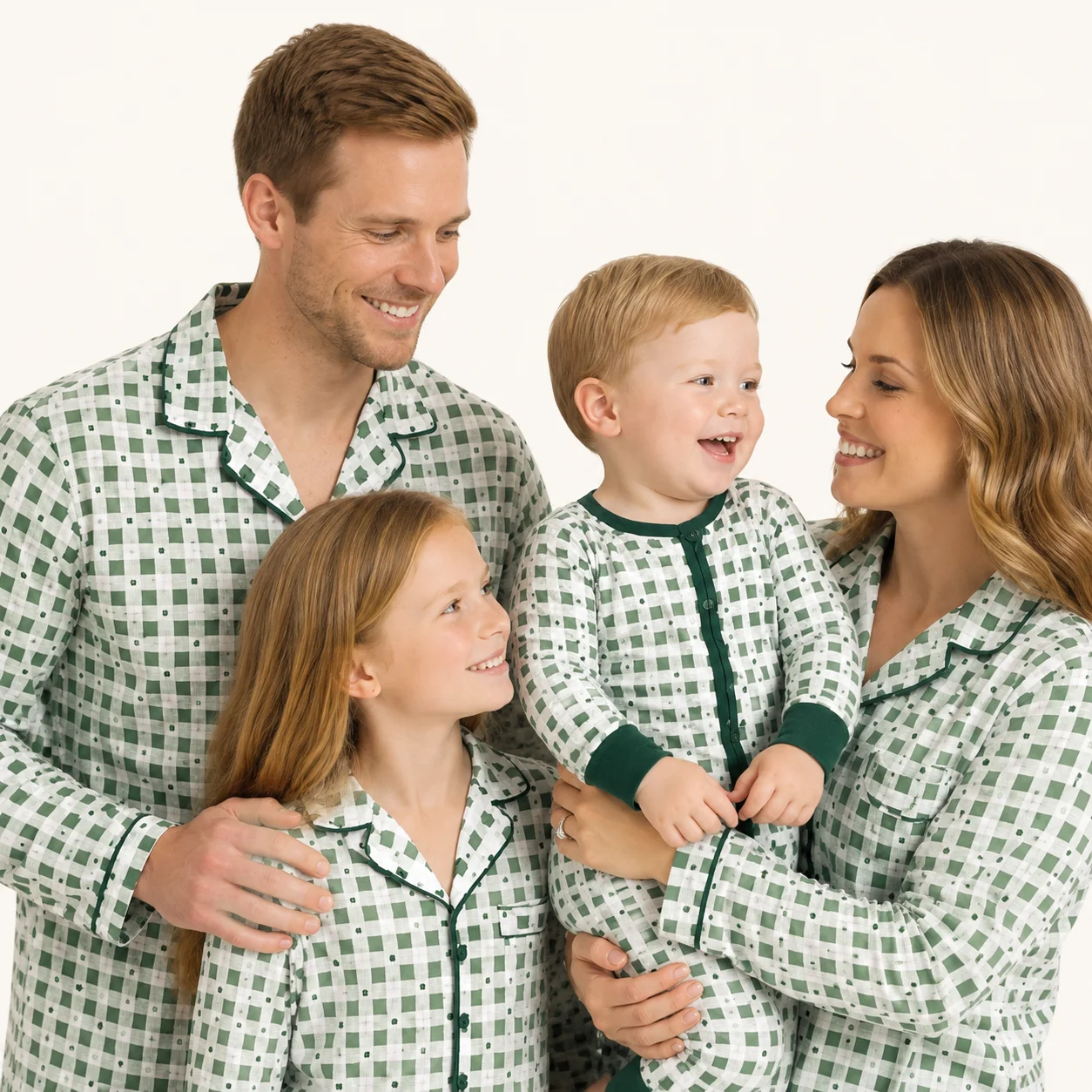 Premium Bamboo Family Matching Christmas Pajamas GOTS Certified Eco-Friendly Holiday Sleepwear for Men Women Kids Christmas PJs