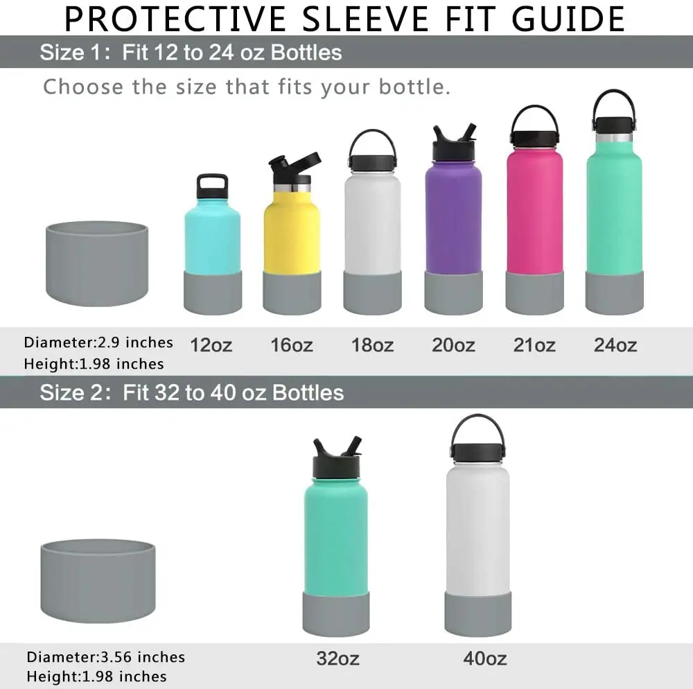 Buy Wholesale China 7.5cm Protective Water Bottle Bottom Sleeve