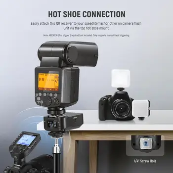 NEEWER-QR Flash Receiver 2.4G Wireless  for QPRO-C/N/S Triggers Flash Transmitter Compatible with Godox Yongnuo Neewer detail image