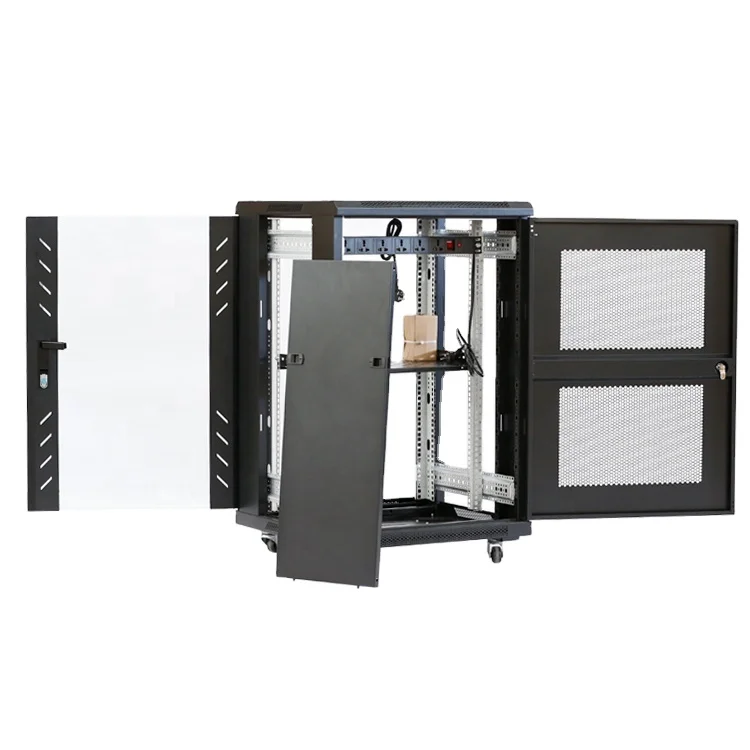 
 Стеклянная дверь, домашняя сетевая стойка 19 дюймов сетевое оборудование стеллаж для выставки товаров (автономный) 12u 15u 18U шкаф  