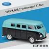 49764 1963 Volkswagen T1 bus blue