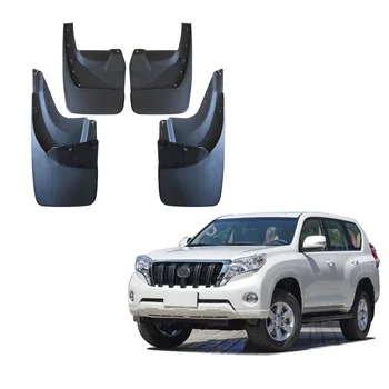 Parafanghi Per Toyota Land Cruiser Prado LC150 FJ150 2010-2019 | Kit 4 Pezzi In ABS, Paraspruzzi Anteriori E Posteriori - 2