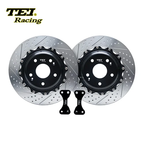 Front P40NS 4 Piston Caliper BBK Auto Brake System for 17 Inch Car Rim and Rear Upgrade Rotor Kit 17 Inch Car Rim Honda Civic